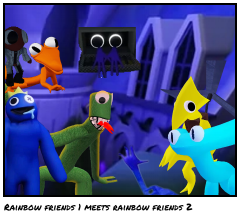 Rainbow friends 1 meets rainbow friends 2 - Comic Studio